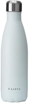 Best in Class Triple-Walled Insulated Stainless Steel Water Bottle, Keeps your Drinks Cold for up to 24 Hours and Hot for up to 12 Hours, Leak Proof, Make a Difference in the World, White, 17oz