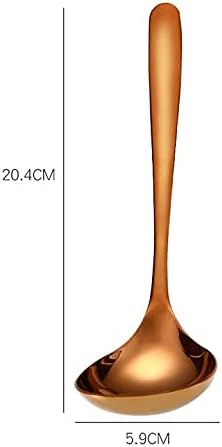 2-Pack Soup Ladle Rosegold 304 Stainless Steel Spoon Kitchen Serving Sauce Server