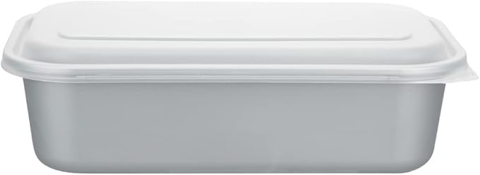 Restaurantware Futura 33.8 Ounce Meal Prep Containers With Lids 100 Microwavable To Go Containers - Inserts Sold Separately Disposable Silver Plastic Food Containers With Lids