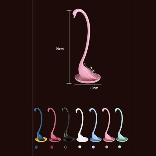 Swan Shaped Kitchen Soup Ladle, White PP Material, Long Handle with Tray, Large Capacity for Home Cooking