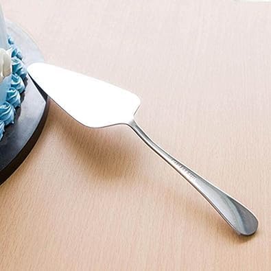 Silver Stainless Steel Cake Shovel, Stainless Steel Serrated Edge Cake Shovel, Cake Divider Knives, Pie Pizza Server Cake Cutter, Kitchen Baking Tools