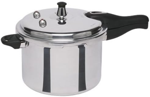 MAGEFESA Avant 6.2-Quart Aluminum Pressure Cooker, Compatible with Gas, Electric & Ceramic Stoves, Stovetop Pressure Canner with Trivet
