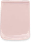 W&P Porter Silicone Reusable Storage Bag, Sandwich (46oz Flat), Blush, Food Storage Container, Microwave and Dishwasher Safe, Easy Cleaning
