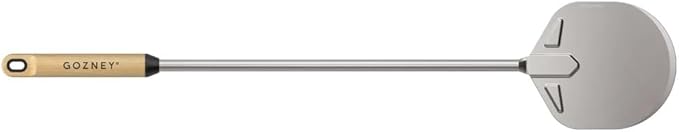 Gozney Utility Turning Peel, 31.5" Long with a 6" Wide Stainless Steel Blade and a Beech Wood Handle