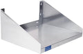 Stainless Steel Wall Shelf with Side Guards | Premium Commercial Wall-Mounted Shelf | NSF Certified Metal Utility Storage for Kitchen, Garage, or Laundry (30" Long x 18" Deep)
