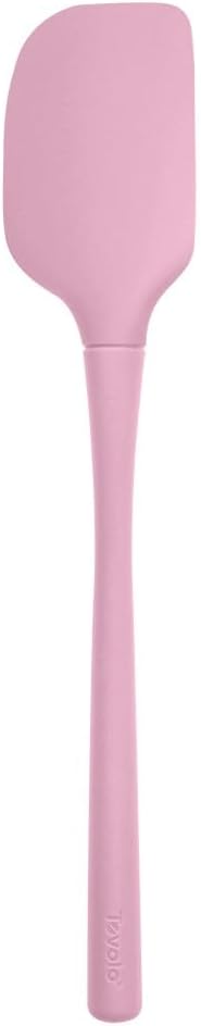 Tovolo Flex Core Spatula All Silicone Spatula Set High Heat Resistant Set of 5 Cooking Utensils Set Includes Spatula Spoonula Jar Scraper and Mini Dishwasher Safe Non Stick Cookware, Pink Sorbet