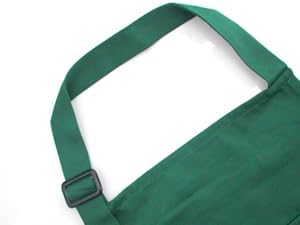 boshiho Painting Aprons, Adjustable Buckle, Barber Apron with Pockets for Women/Men/Unisex, Utility or Work Apron (Green)