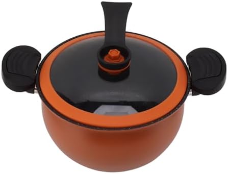 Big Capacity Non Stick Micro Pressure Cooker Multi Functional Kitchenware with Visual Lid for Home Cooking (5L)