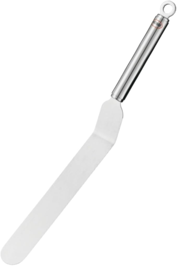 Rosle Stainless Steel Angled Palette, 9.8-inch, Silver