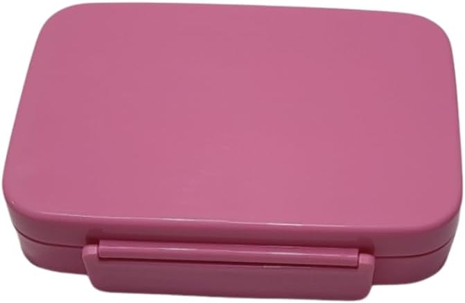 Bento Lunch Box,Container For Aduults Men Women With 6 Compartments,Lunchable Food Container With Utensils, bento box, meal prep lunch box,food holder (pink)