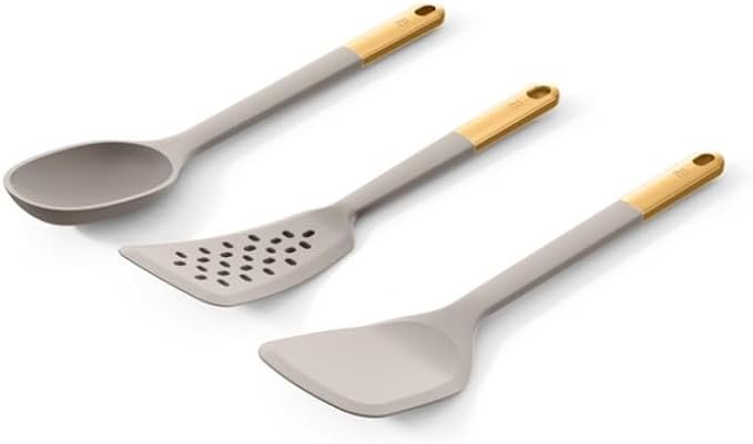 Durable, chic, and multifunctional, the Beautiful 3-Piece Silicone Tool Set is a go-to essential you'll reach for time and time again in your kitchen.