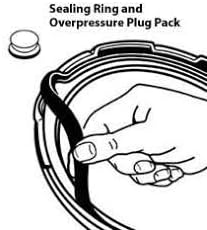 Presto 09985 Pressure Cooker Sealing Ring, Black, 2 Pack
