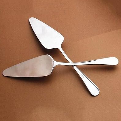 Silver Stainless Steel Cake Shovel, Stainless Steel Serrated Edge Cake Shovel, Cake Divider Knives, Pie Pizza Server Cake Cutter, Kitchen Baking Tools