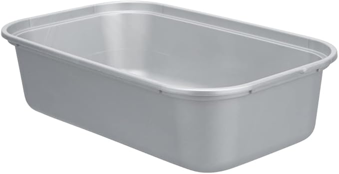 Restaurantware Futura 33.8 Ounce Meal Prep Containers With Lids 100 Microwavable To Go Containers - Inserts Sold Separately Disposable Silver Plastic Food Containers With Lids