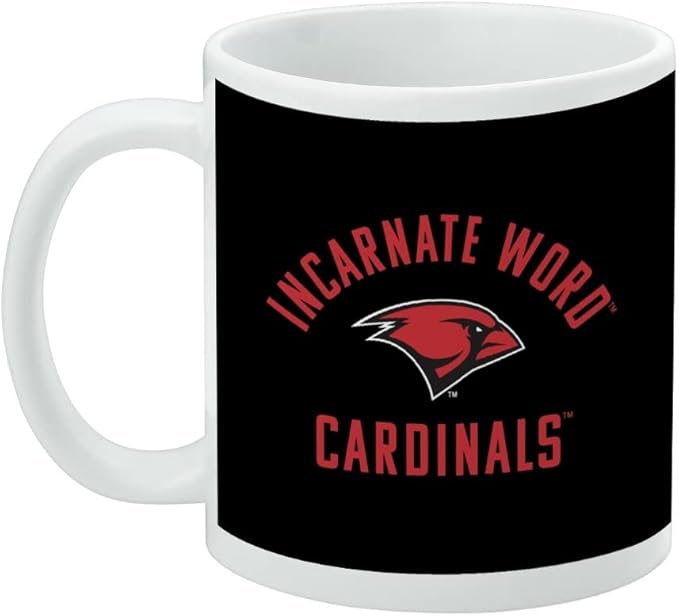 University of the Incarnate Word Cardinals Ceramic Coffee Mug, Novelty Gift Mugs for Coffee, Tea and Hot Drinks, 11oz, White