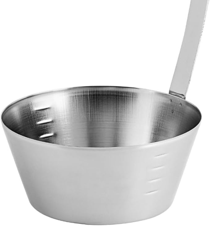 32 oz Stainless Steel Ladle | Heavy-Duty Dipper with Long Handle for Cooking, Serving, Brewing & commercial Use