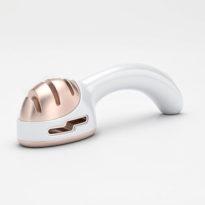 Knife Sharpener for Kitchen, Gold Pink Handheld Sharpener for Repairing and Polishing Kitchen Knives,Manual Sharpener Suitable for Various Kitchen Knives
