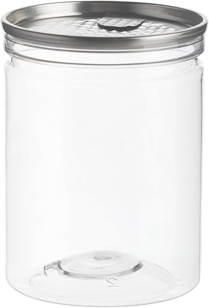 Hammont Clear Plastic Containers with Lids – 200 Pk Small Food Storage Jars W/ Aluminum Peel-Off Seal & Snap-On Lid – Airtight Canisters - Made for Hammont Automatic Cup Sealers (4 oz Tall)
