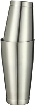 Boston Shaker Set, 28 Oz and 18 Oz Weighted Tins, Matte Finish Stainless Steel, Hand Wash (Matte Finish)