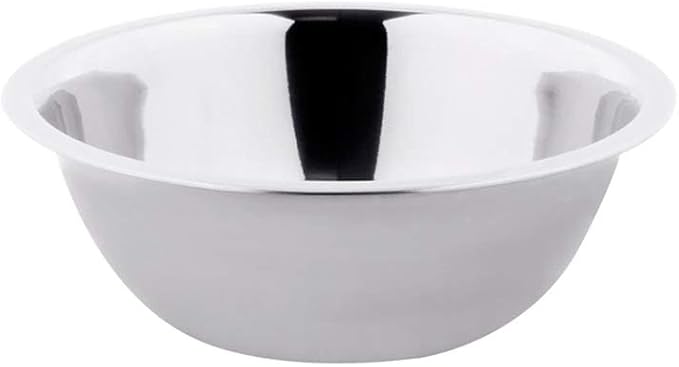 Betolla 3/4 Quart Stainless Steel Mixing Bowl – Medium Weight Flat Base Prep Bowl with Polished Mirror Finish for Baking, Cooking & Food Prep