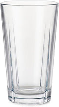 Rosendahl Grand Cru Cafe Glass, Clear, 5.3" H x 3.1" D, 12.5 oz, Set of 4, Designed by Erik Bagger, Gift Box Included
