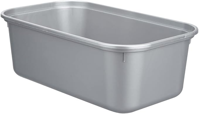 Restaurantware Futura 43.9 Ounce Meal Prep Containers With Lids 100 Microwavable To Go Containers - Inserts Sold Separately Disposable Silver Plastic Food Containers With Lids