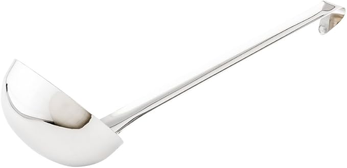 Restaurantware Met Lux 12 Ounce Portion Ladle 1 Multipurpose Portion Serving Spoon - Does Not Corrode Dishwashable Stainless Steel Portion Control Serving Utensil Premium