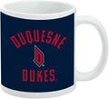 Duquesne University Dukes Logo Ceramic Coffee Mug, Novelty Gift Mugs for Coffee, Tea and Hot Drinks, 11oz, White