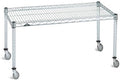 Omega Products Corporation 21" Deep x 54" Wide x 20" High Chrome Mobile Dunnage Rack