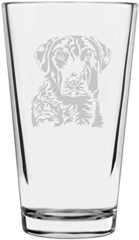 Chesapeake Bay Retriever Custom Personalized Dog Themed Etched All Purpose 16oz Pint Glass