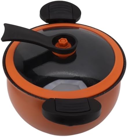 Big Capacity Non Stick Micro Pressure Cooker Multi Functional Kitchenware with Visual Lid for Home Cooking (5L)
