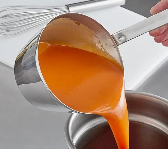 32 oz Stainless Steel Ladle | Heavy-Duty Dipper with Long Handle for Cooking, Serving, Brewing & commercial Use