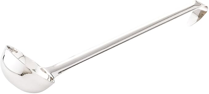 Restaurantware Met Lux 4 Ounce Portion Ladle 1 Multipurpose Portion Serving Spoon - Does Not Corrode Dishwashable Stainless Steel Portion Control Serving Utensil Premium