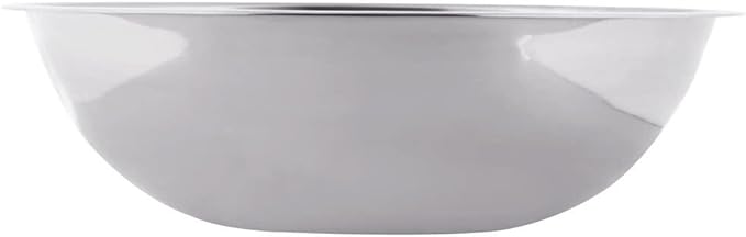 Betolla 13 Quart Stainless Steel Mixing Bowl – Medium Weight Flat Base Prep Bowl with Polished Mirror Finish for Baking, Cooking & Food Prep