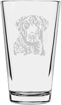 Chesapeake Bay Retriever Customizable Dog Themed Etched All Purpose 16oz Pint Glass
