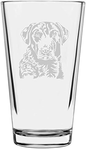 Chesapeake Bay Retriever Customizable Dog Themed Etched All Purpose 16oz Pint Glass