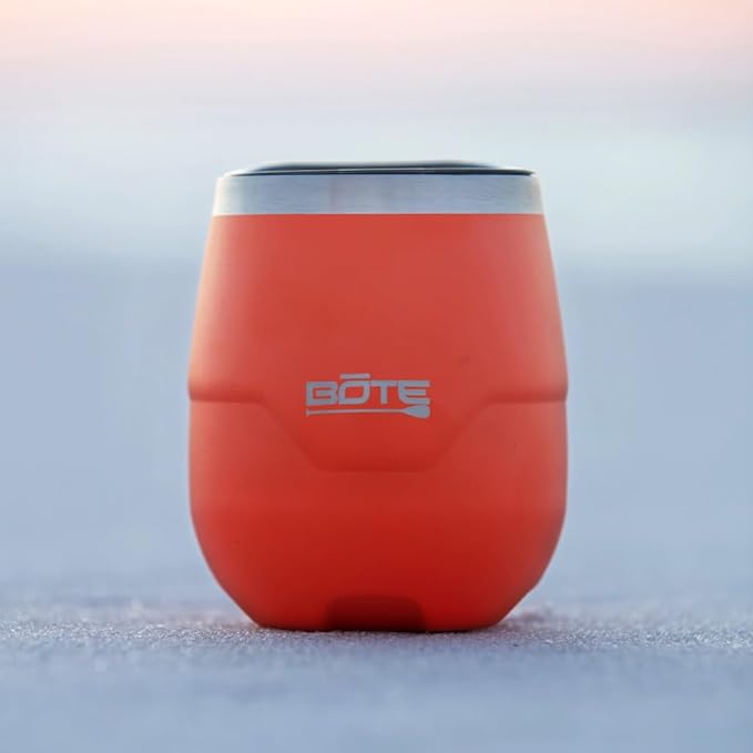 BOTE MagnePod Drinkware MAGNETumbler Stemless Wine Tumbler with Lid Drink Cooler 12 oz Size Keeps Wine Beer Soda Water Cold Insulated attach to Compatible SUPs Kayaks Floats Multiple Colors