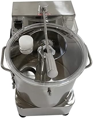 TECHTONGDA Commercial Food Processor Vegetable Chopper 110V Multi-Function Meat Grinder Shredder Vegetable Slicer Cutters with 12L Capacity and Adjustable Speed for Fruits Grains Peanut Ginger Garlic