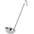 OCS Parts Pro Series Stainless Steel Culinary Ladle | 16-Ounce | One-Piece Dishwasher Safe Home, Restaurant, Buffet and Catering Serving Ladle for Sauces, Soup, Gravy, and Salad Dressing