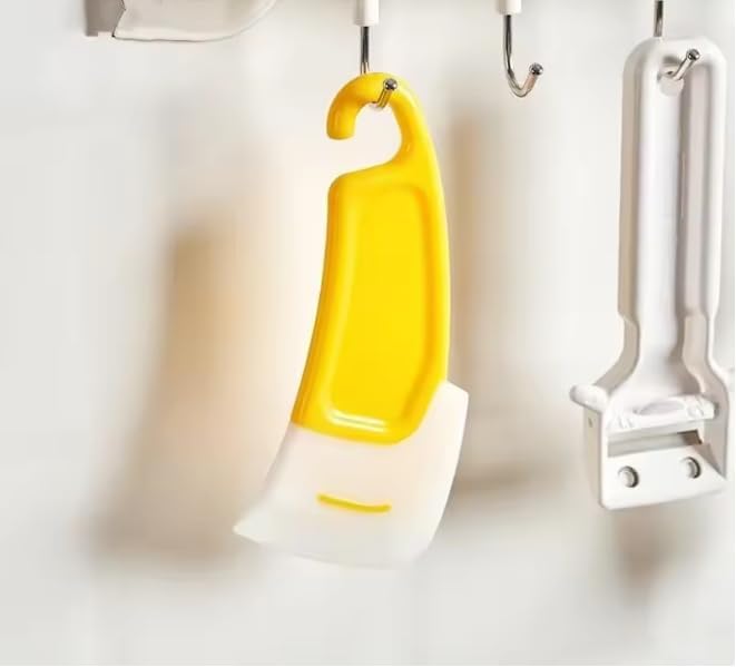 3Pack Silicone Kitchen Scraper Cleaning Spatula for Food Residue Stains Pot Fry Pan Dish Oil Plate Clean Brush