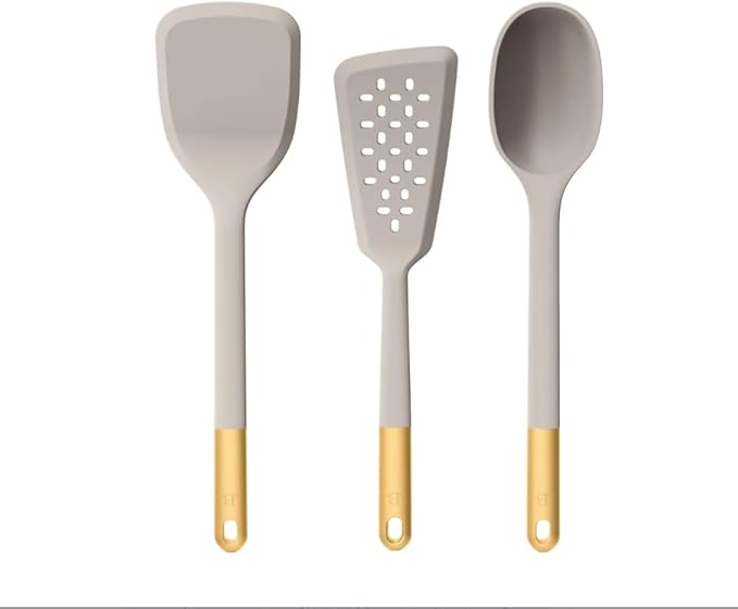 Durable, chic, and multifunctional, the Beautiful 3-Piece Silicone Tool Set is a go-to essential you'll reach for time and time again in your kitchen.