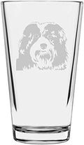 Havanese Custom Personalized Dog Themed Etched All Purpose 16oz Pint Glass