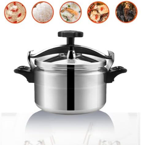 AUNMAS Pressure Cooker, Explosion Proof Can Cooker with Double Bottom Stovetop Pressure Cooker for Gas Stove Induction Cooker (4L)