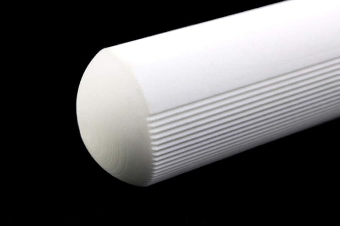 Professional 11.5 Inch Ceramic Honing Rod Has 2 Grit Options, a Firm-Grip Handle, Hanging Ring, and Japanese Ceramic. Noble Home & Chef Sharpening Rods are Perfect for Chefs! (White, 1000/2000 Grit)