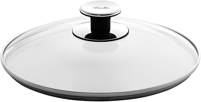 Fissler Comfort 9.5 Inch Glass Lid, Full View Cooking