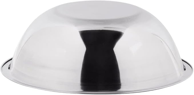 Betolla 5 Quart Stainless Steel Mixing Bowl – Medium Weight Flat Base Prep Bowl with Polished Mirror Finish for Baking, Cooking & Food Prep