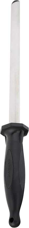 Mercer Culinary-M15910 Diamond Honing Steel, 10 Inch,Black