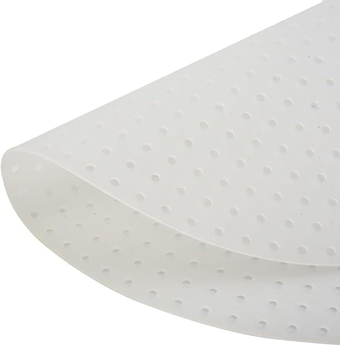 Rice Cooker Burnt Proof Silicon Pad, 12 Inch 30Cm Kitchen Rice Cooking Silicon Pad Mat, Cooking Silicone Mat Thickened, White Rice Anti Paste Pot Mat