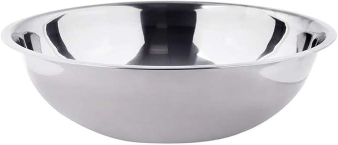 Betolla 13 Quart Stainless Steel Mixing Bowl – Medium Weight Flat Base Prep Bowl with Polished Mirror Finish for Baking, Cooking & Food Prep