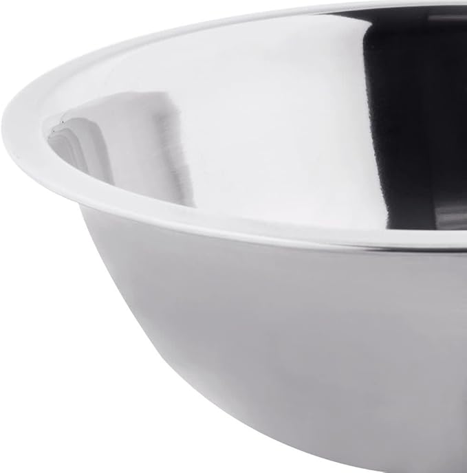 Betolla 3/4 Quart Stainless Steel Mixing Bowl – Medium Weight Flat Base Prep Bowl with Polished Mirror Finish for Baking, Cooking & Food Prep